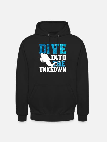 Diving Diver Ocean Lovers - Unisex Hoodie - black