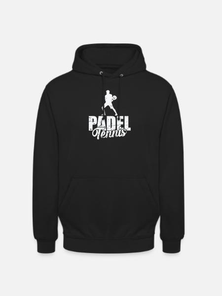 Padel Tennis Teamplay - Unisex Hoodie - Schwarz