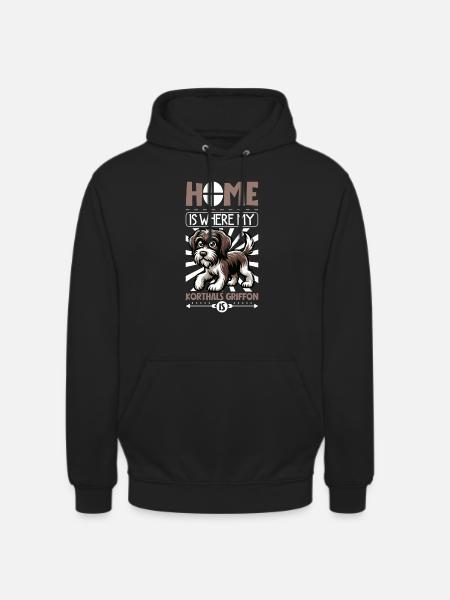 Home - Griffon Korthals - Unisex Hoodie - black