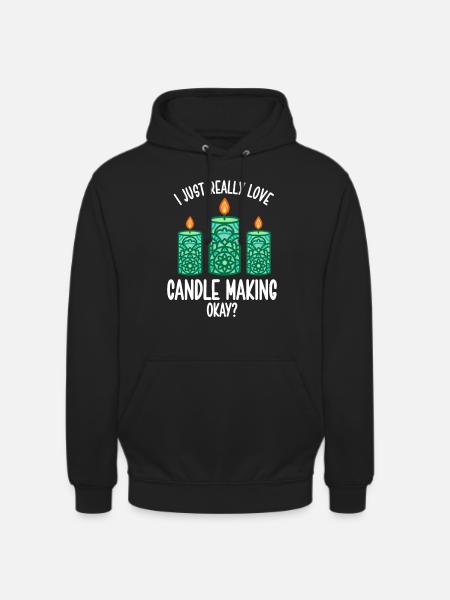 Candle Maker Candle Making - Unisex Hoodie - black