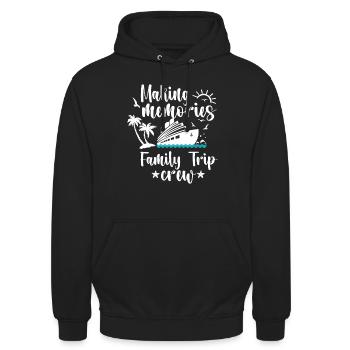 Cruise Family Trip Family Patry Ship Holidays - Unisex Hoodie - black - Front - Alina (178cm) & Michal (187cm)