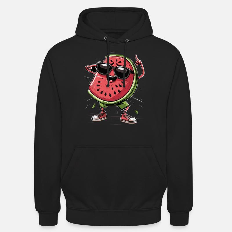 Wassermelone - Unisex Hoodie - Schwarz