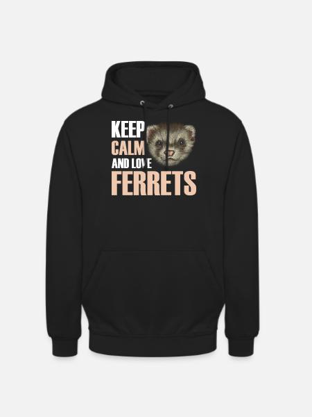Frettchen - Unisex Hoodie - Schwarz