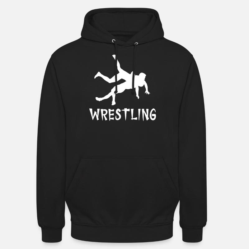 Lutte - Sweat-shirt à capuche unisexe - noir