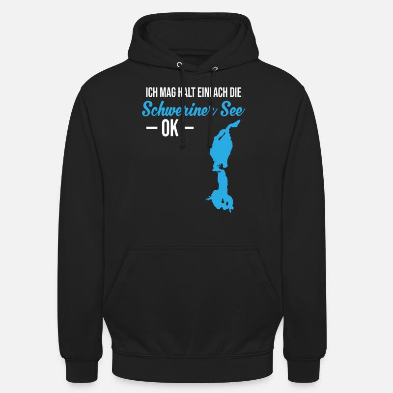 Tout simplement Schweriner Voir l’amour - Sweat-shirt à capuche unisexe - noir