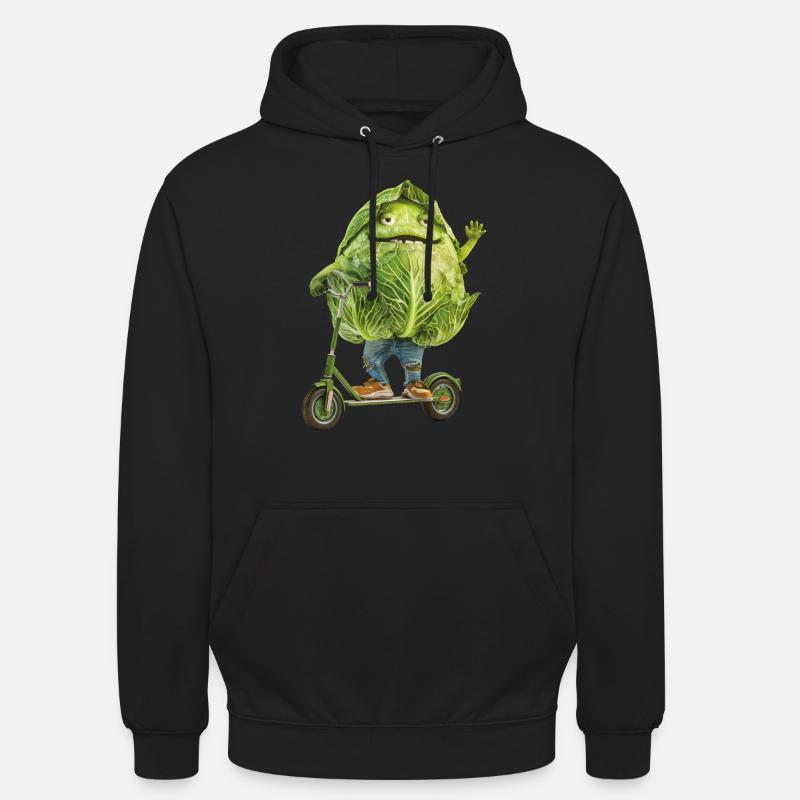 Trottinette à choux - Sweat-shirt à capuche unisexe - noir