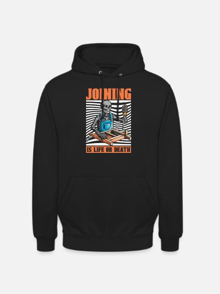 Carpenter Carpenter Skeleton - Unisex Hoodie - black