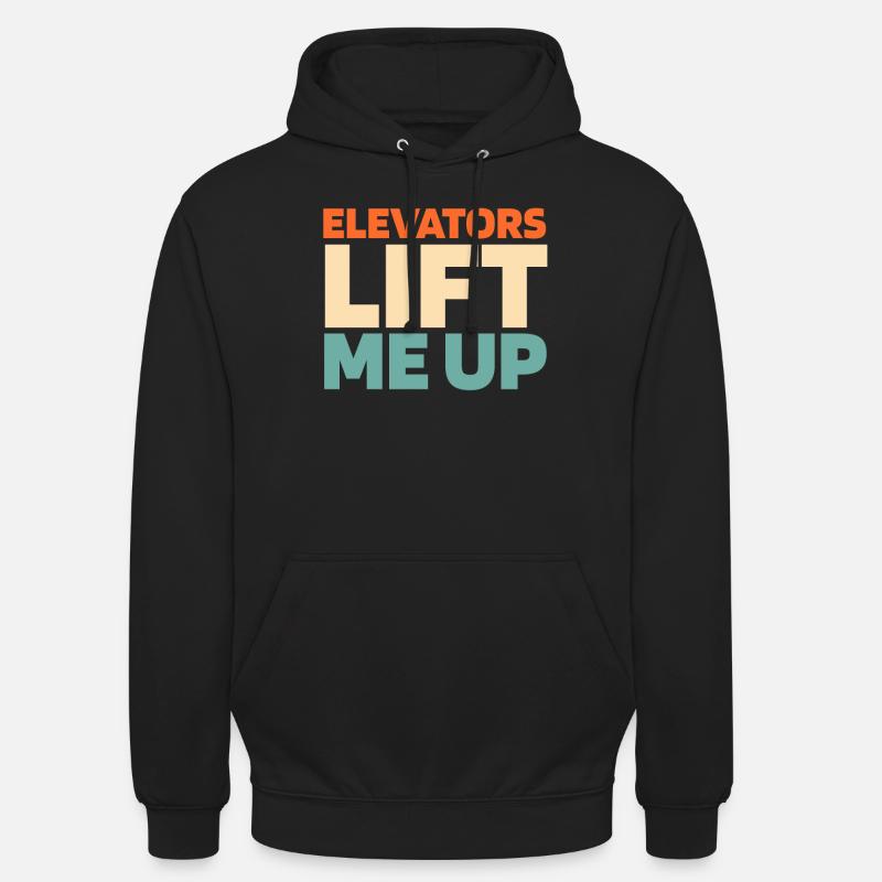 Elevator Elevator - Unisex Hoodie - black