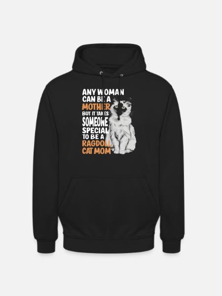 Katze Ragdoll Geschenk - Unisex Hoodie - Schwarz