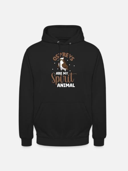 Favorite animal - Osprey - Unisex Hoodie - black