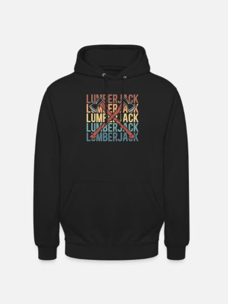 Holzhacker Forstarbeiter Holzfäller - Unisex Hoodie - Schwarz