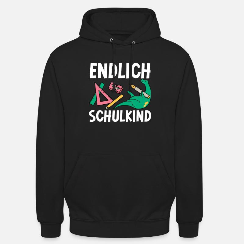 École 1ère année - Sweat-shirt à capuche unisexe - noir