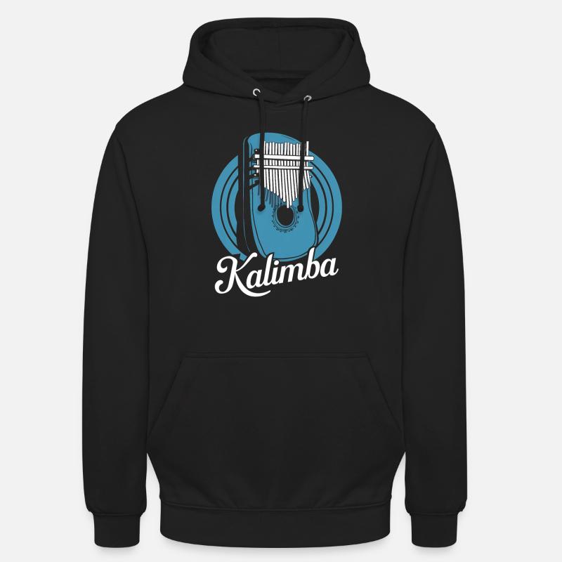 Idiophon Kalimba Geschenk - Unisex Hoodie - Schwarz
