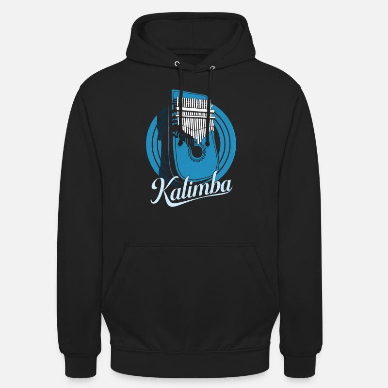 Idiophon Kalimba Geschenk - Unisex Hoodie - Schwarz