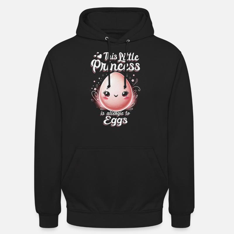 Egg Allergy Allergic To Eggs - Unisex Hoodie - black