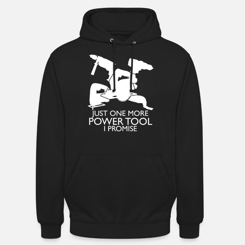 Outils électriques Outils électriques - Sweat-shirt à capuche unisexe - noir