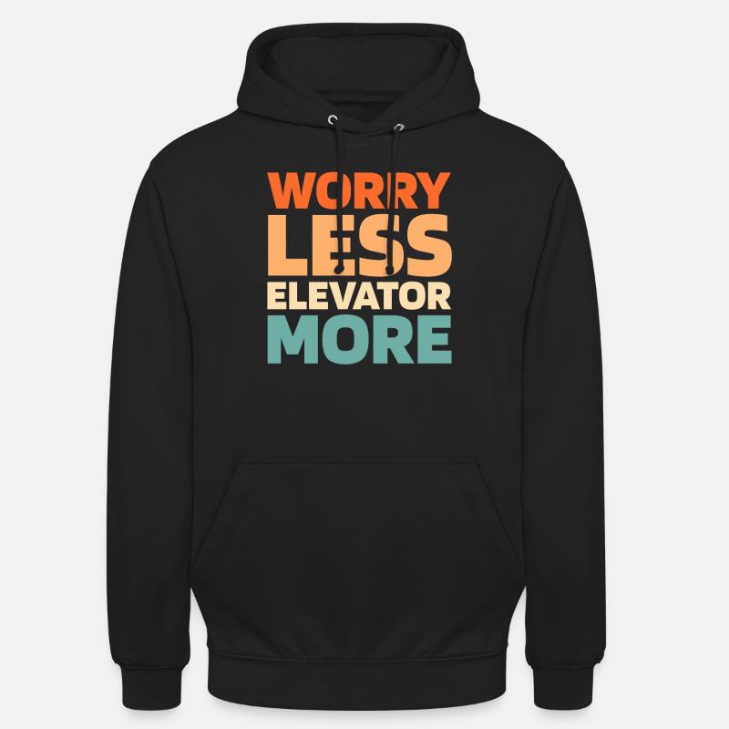 Elevator Elevator - Unisex Hoodie - black