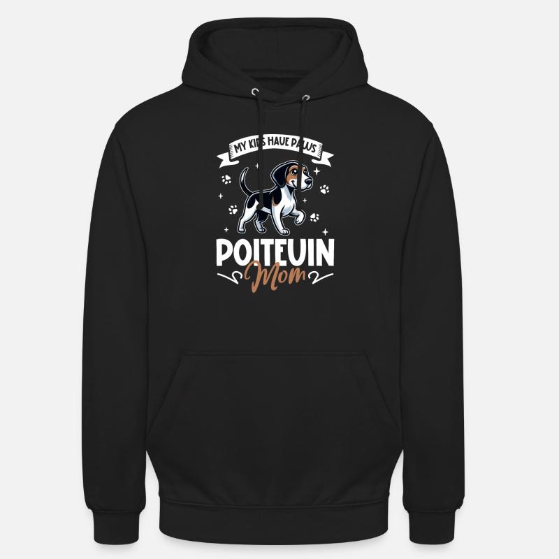 Maman poitevine - Sweat-shirt à capuche unisexe - noir
