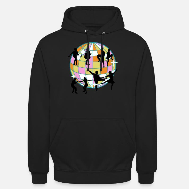 Boogie Woogie Danseur Swing Danse - Sweat-shirt à capuche unisexe - noir