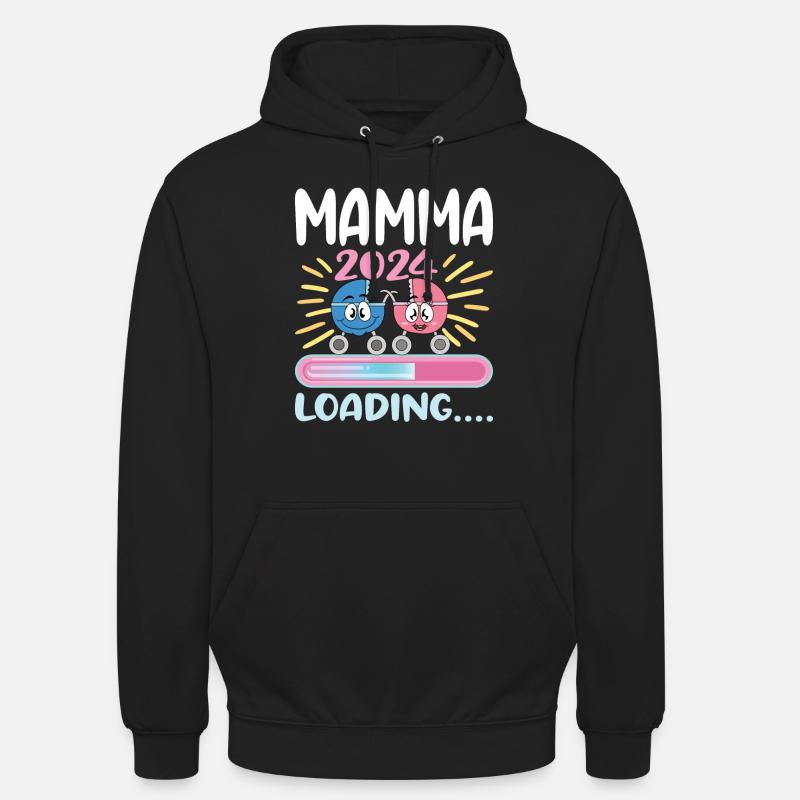 Super Mamma 2024 Loading - Unisex Hoodie - black