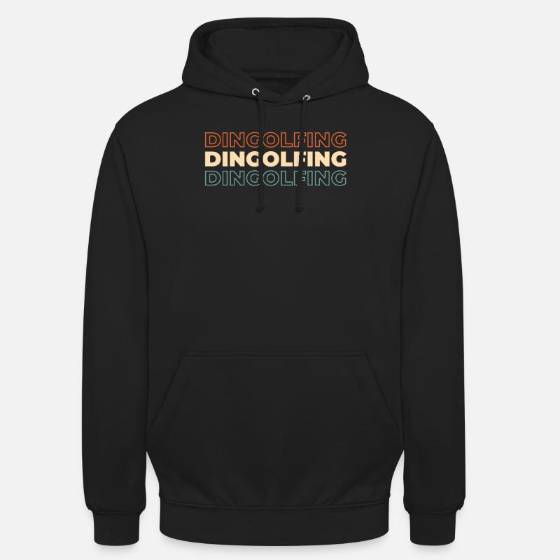 Ville allemande de Dingolfing, Bavière - Sweat-shirt à capuche unisexe - noir