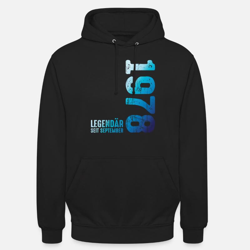 Legendary since September 1978 - Unisex Hoodie - black