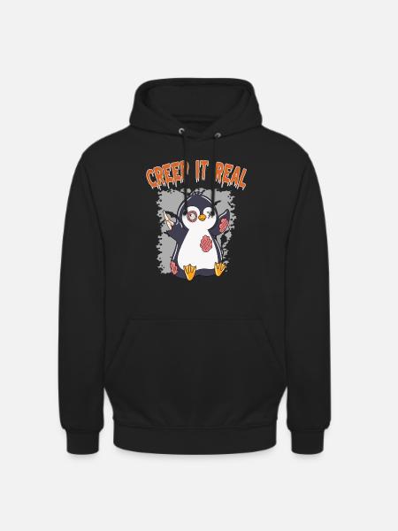 Cute Halloween Ghost Halloween - Unisex Hoodie - black