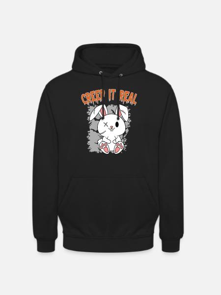 Cute Halloween Ghost Halloween - Unisex Hoodie - black