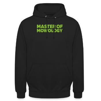 Rasenmäher Mähen - Unisex Hoodie - Schwarz - Vorne - Alina (178cm) & Michal (187cm)