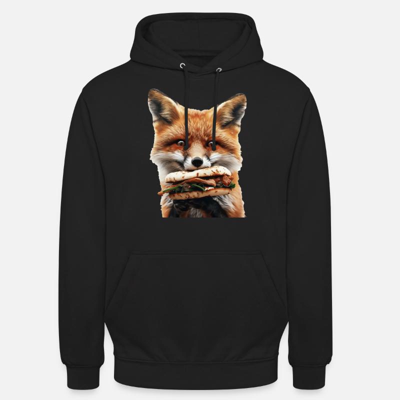 Fuchs - Unisex Hoodie - Schwarz