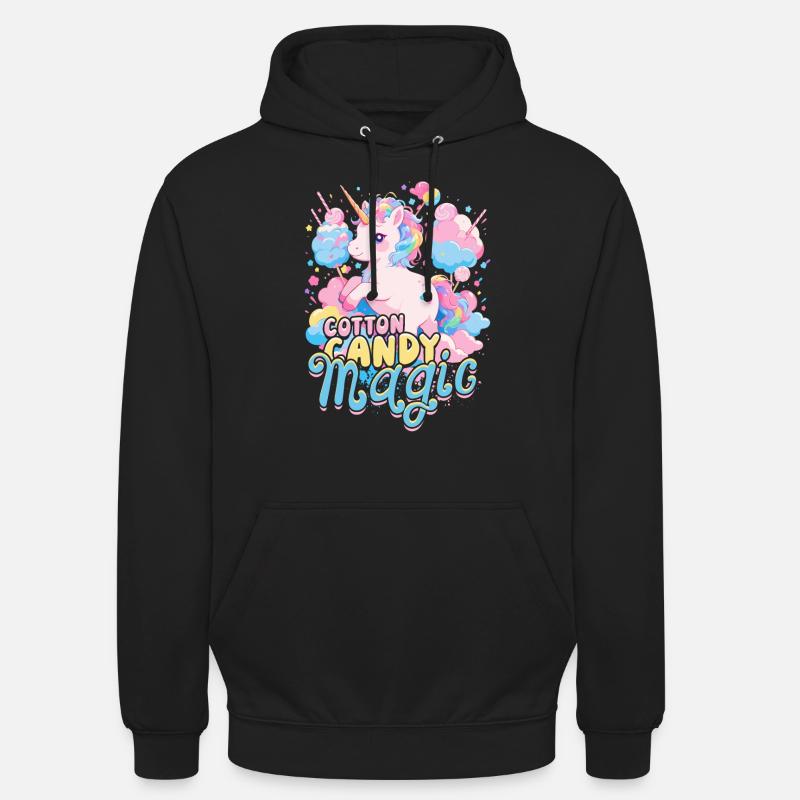 Zuckerwatte Cotton Candy Magic - Unisex Hoodie - black