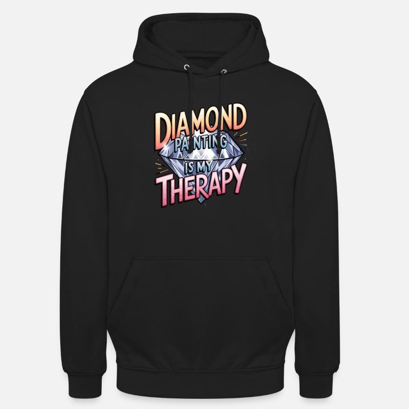 Peinture au diamant Diamond Painter - Sweat-shirt à capuche unisexe - noir