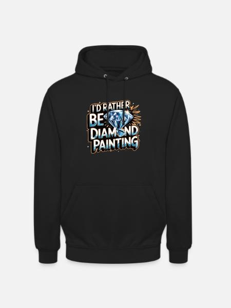 Diamond Painting Diamond Painter - Unisex Hoodie - black