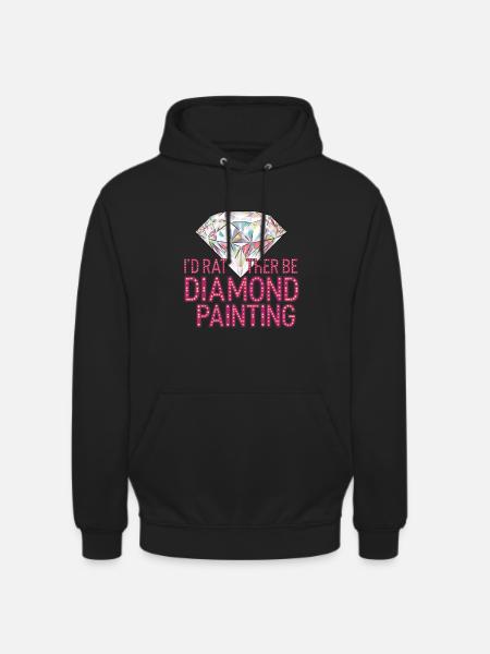 Diamond Painting Diamond Painter - Unisex Hoodie - black
