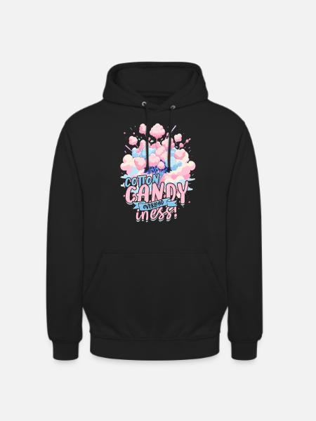 Zuckerwatte - Unisex Hoodie - Schwarz