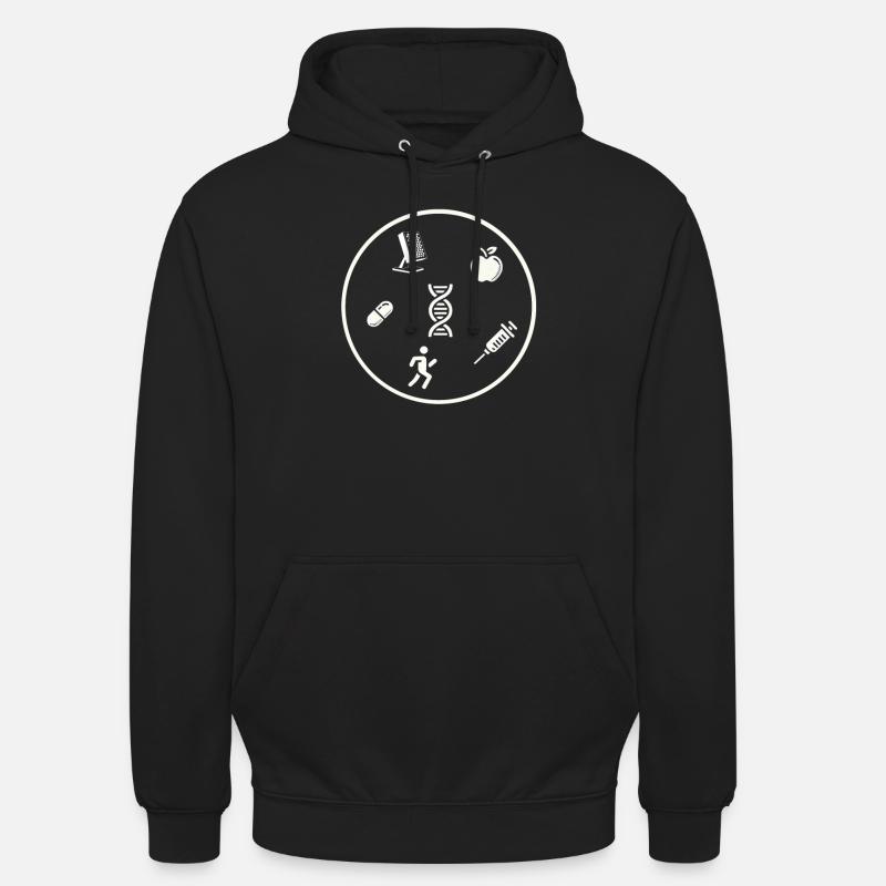 Longevity - Langes Leben - Unisex Hoodie - Schwarz