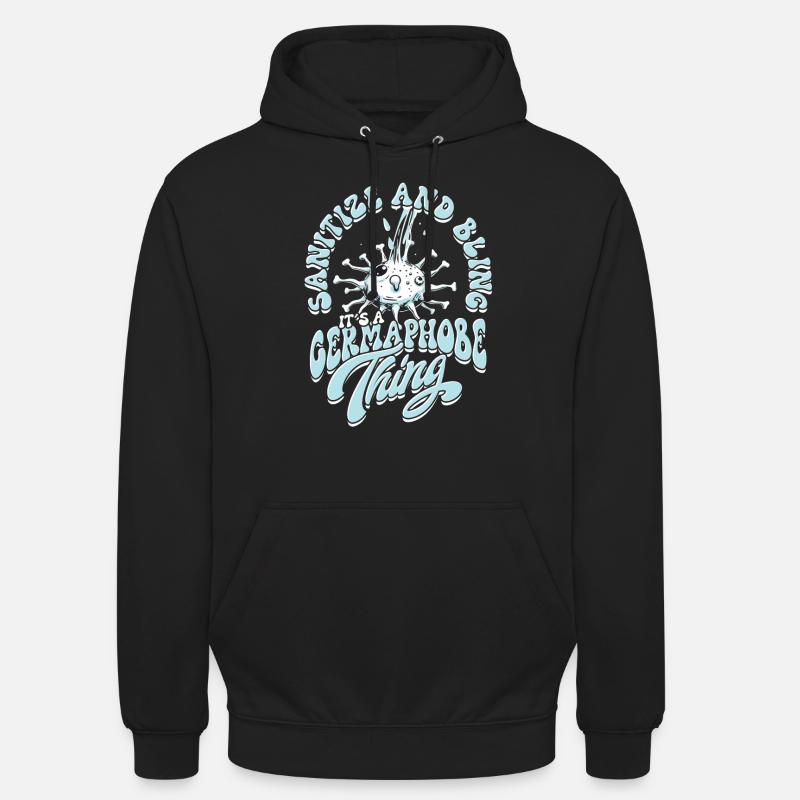 Phobie nucléaire Mysophobie - Sweat-shirt à capuche unisexe - noir