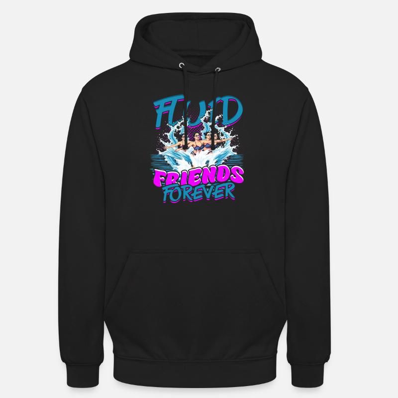 Synchronschwimmen Synchro Schwimmer - Unisex Hoodie - Schwarz