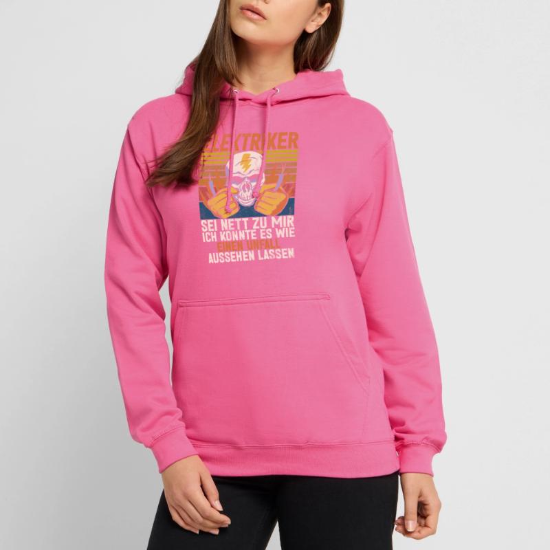 Electronics Technician Electrics Profession Volt Electrical Engineering Unisex Hoodie