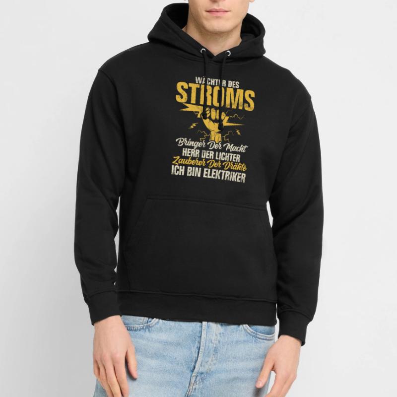 Electronics Technician Electrics Profession Volt Electrical Engineering Unisex Hoodie