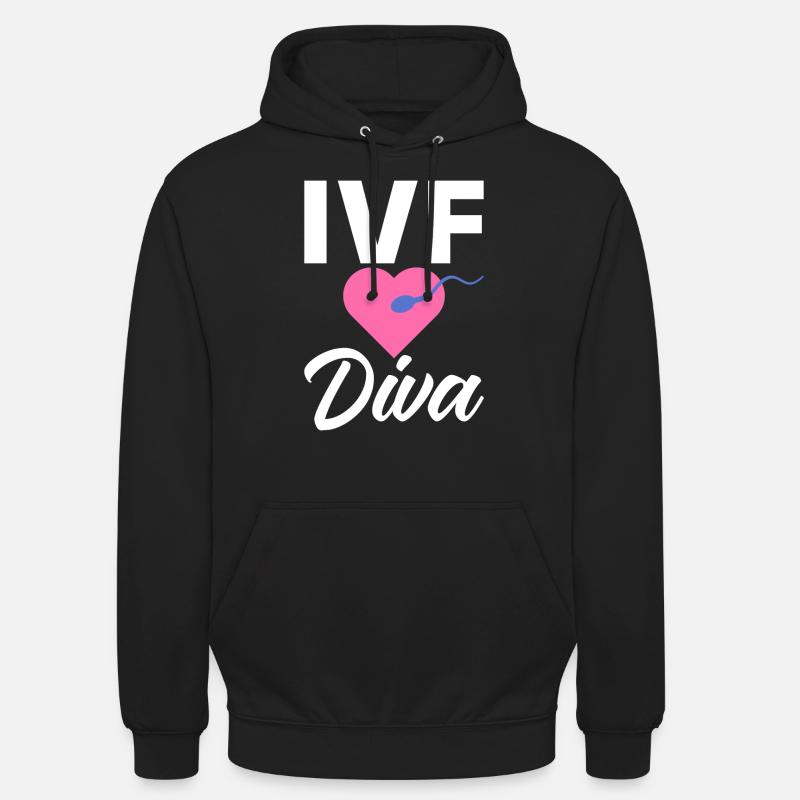 Vitro Fertilisation IVF - Unisex Hoodie - Schwarz