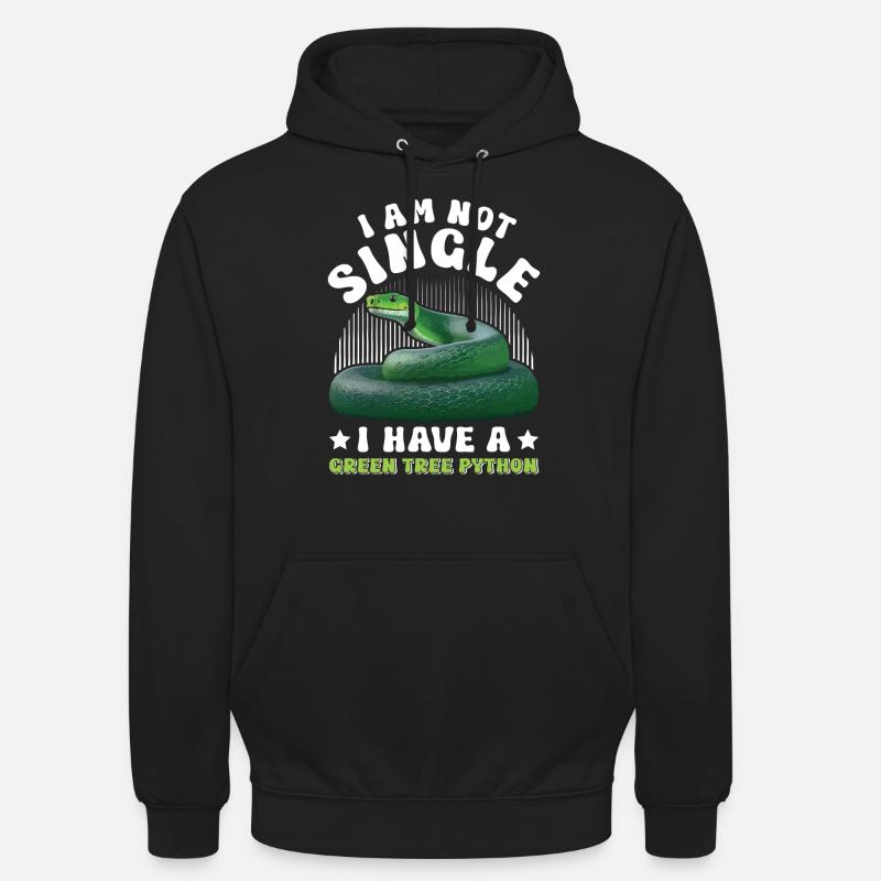 Green Tree Python - Unisex Hoodie - black