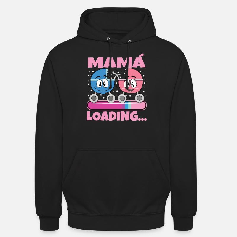scMama 2024 Werdende Mutter Schwangerschaft - Unisex Hoodie - Schwarz