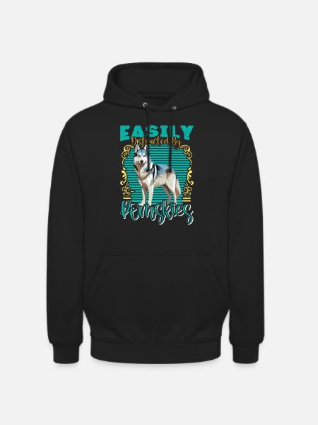 Dog saying dog dog - Unisex Hoodie - black