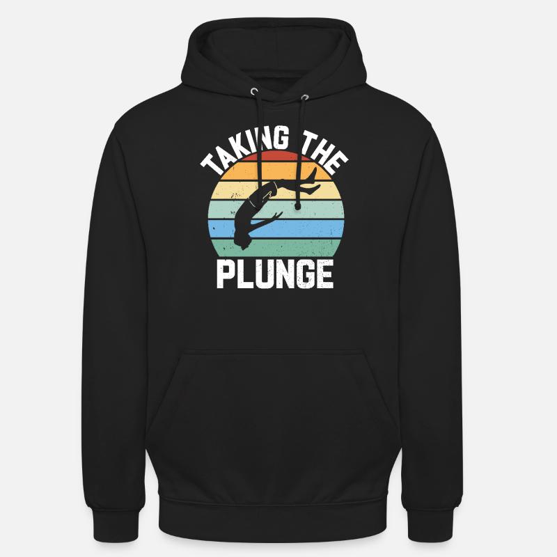 Plongeur Plongée Cliff Diver - Sweat-shirt à capuche unisexe - noir