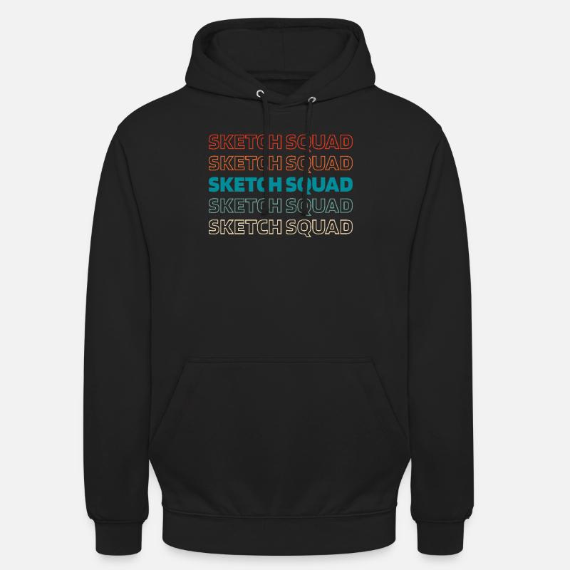 Escouade de ramonage - Sweat-shirt à capuche unisexe - noir