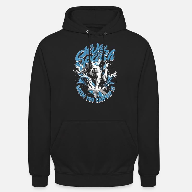 Plongée tremplinne Plongée tremplin - Sweat-shirt à capuche unisexe - noir