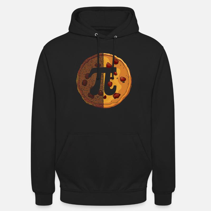 Pi Day Pizza Math Lover - Sweat-shirt à capuche unisexe - noir