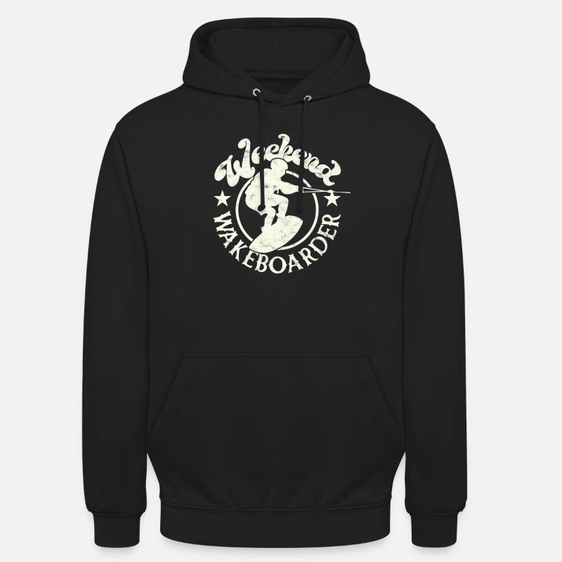 Wakeboard Wakeboard Week-end Wakeboarder - Sweat-shirt à capuche unisexe - noir