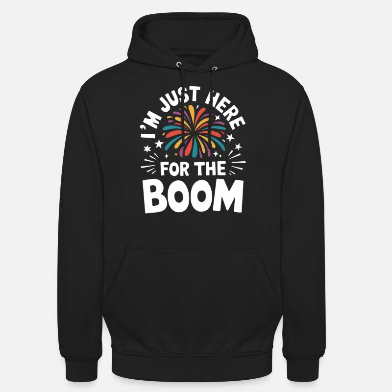 Pyrotechnie Feux d’artifice Pyrotechnie - Sweat-shirt à capuche unisexe - noir
